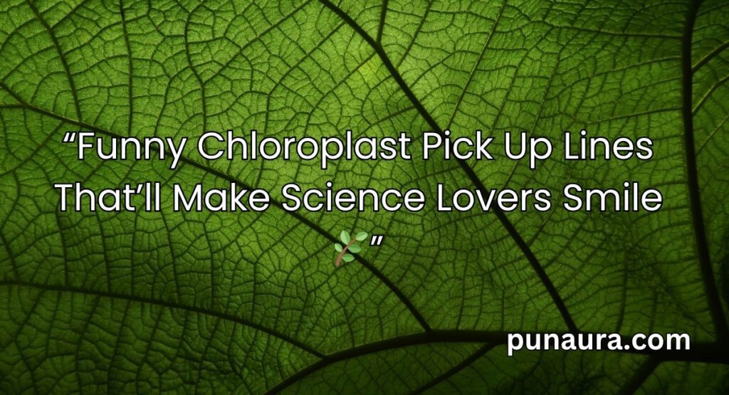 Chloroplast Pick Up Lines