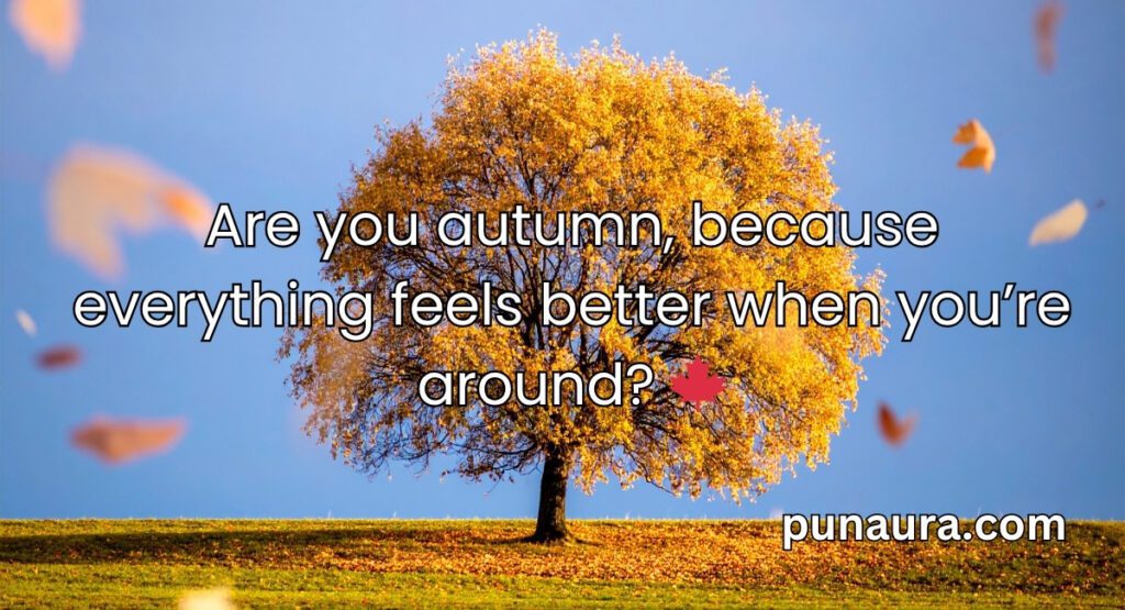 Fall Pick Up Lines