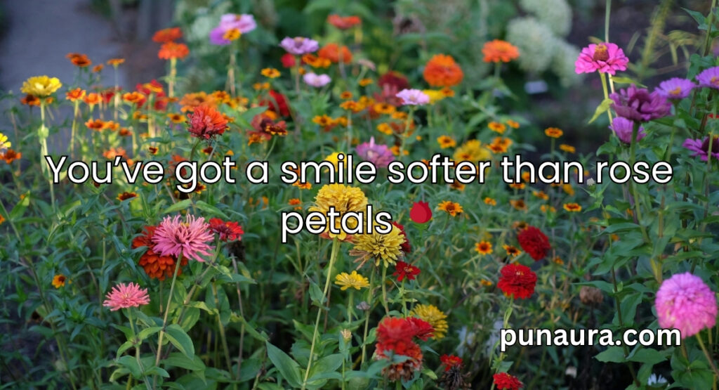 Flower Pick Up Lines