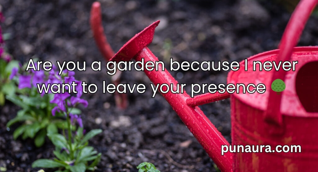 Flower Pick Up Lines