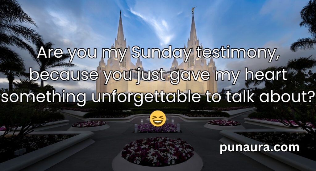 Mormon Pick Up Lines