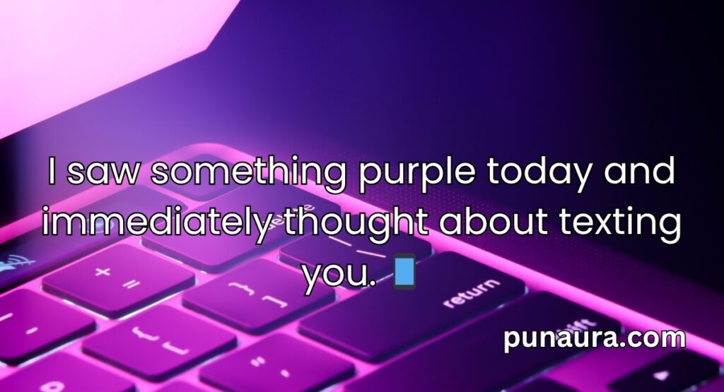 Purple Pick Up Lines