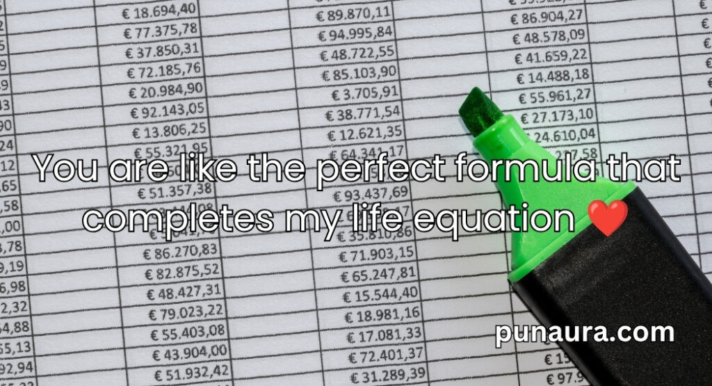 Excel Pick Up Lines
