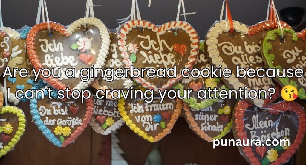 Gingerbread Pick Up Lines