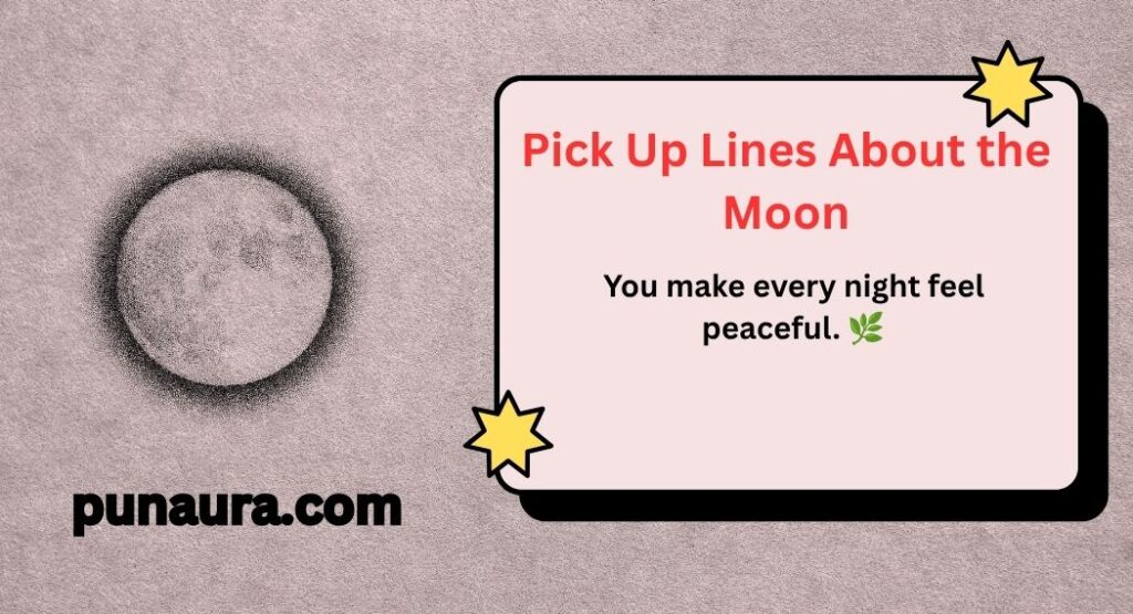 Pick Up Lines About the Moon