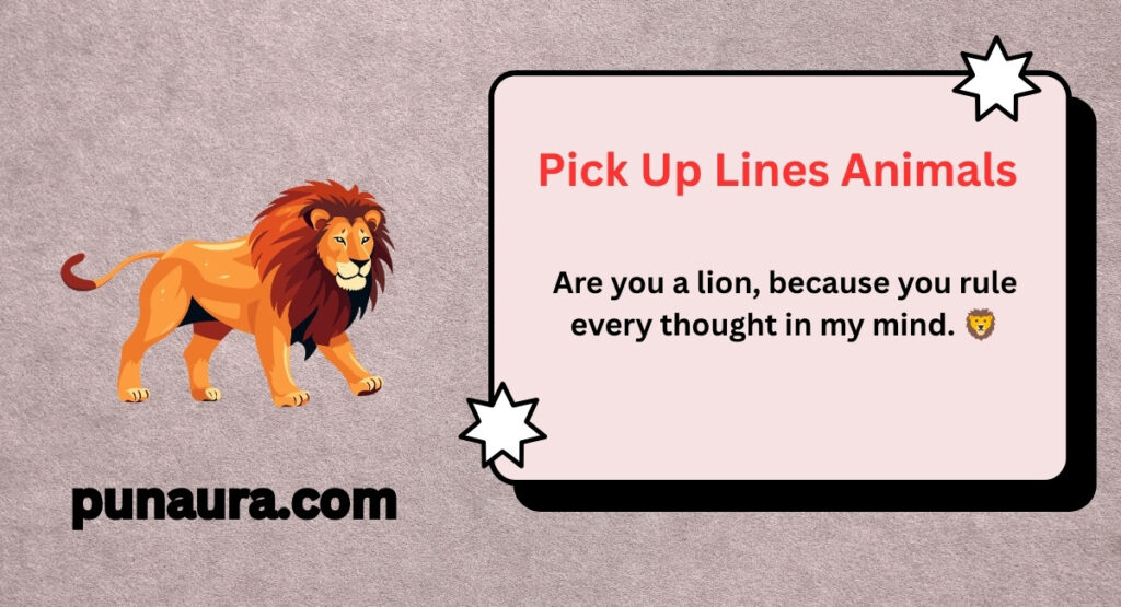 Pick Up Lines Animals