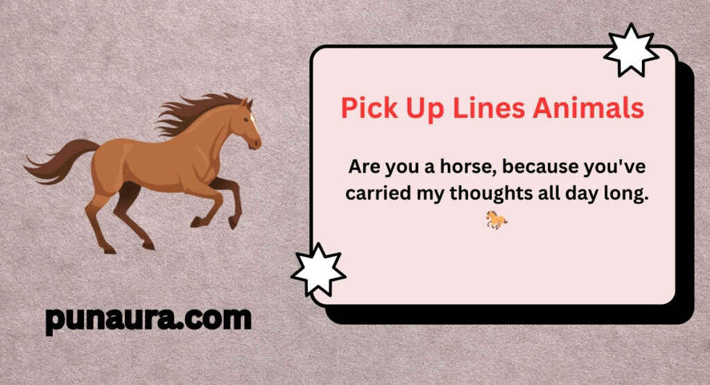 Pick Up Lines Animals