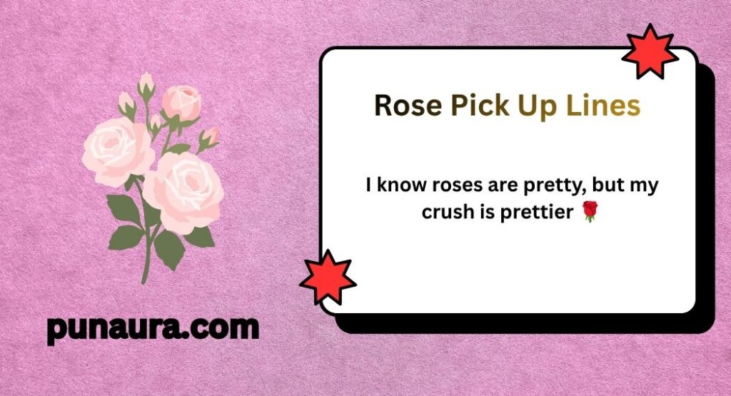 Rose Pick Up Lines