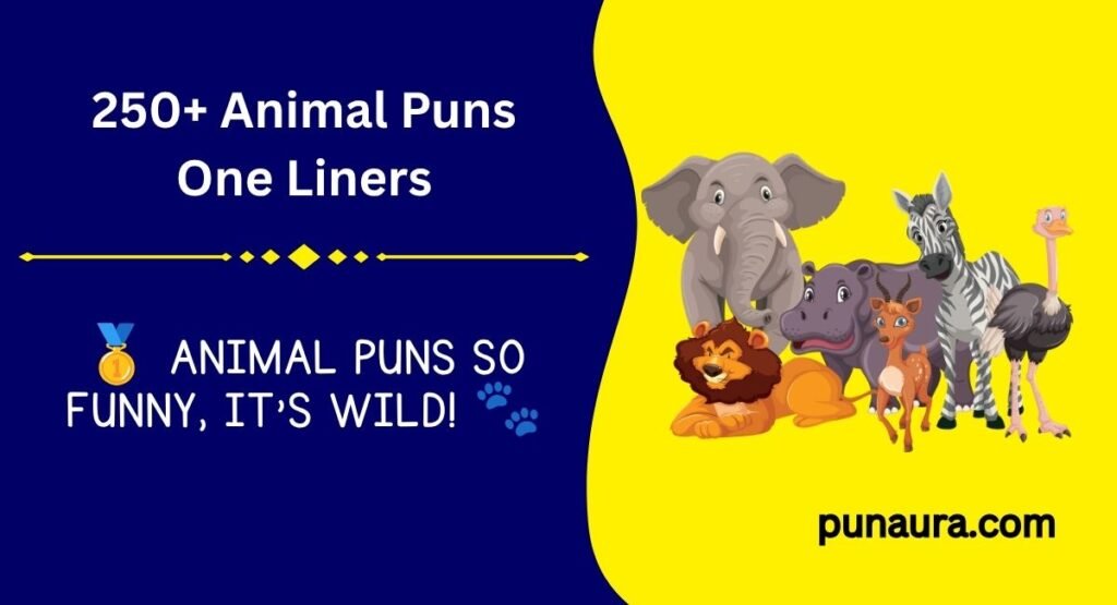 250+ Animal Puns One Liners: Funny Jokes That Are Wildly Punny (2026)
