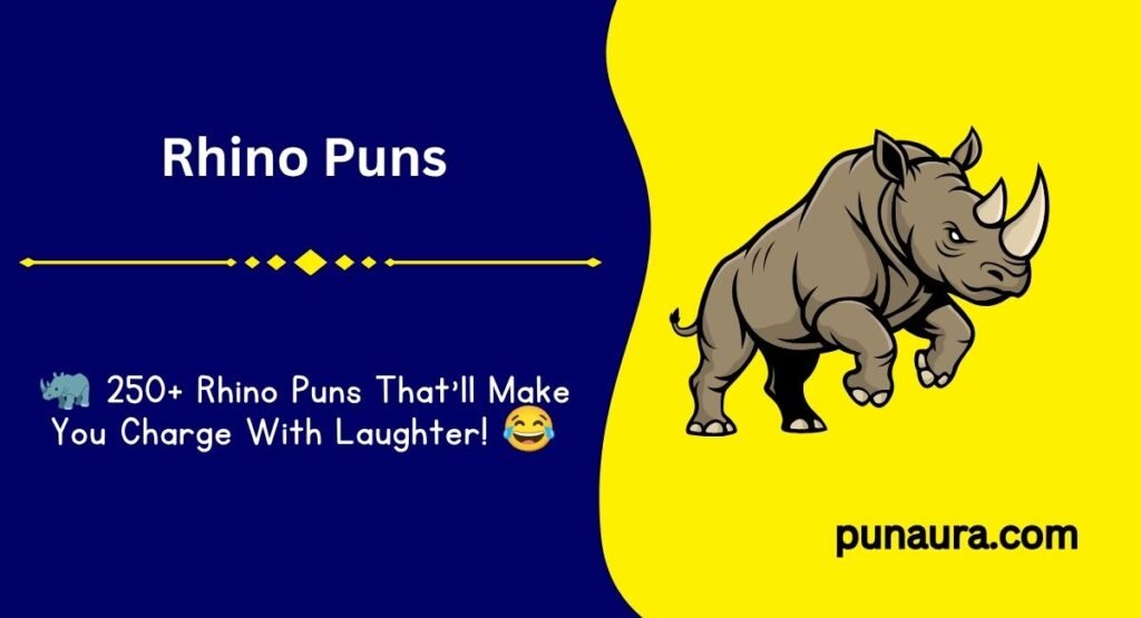 250+ Rhino Puns: Funny Rhino Jokes That Will Make You Charge With Laughter (2026)